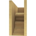 thumbnail image 4 of 10"W x 30"D x 20"H Classic Highland Rough Cedar Woodgrain TimberThane Corbel, Primed Tan, 4 of 6