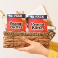 Peanut Butter Sandwich Cookies 18 Pack Each Box for Home Kitchen Office