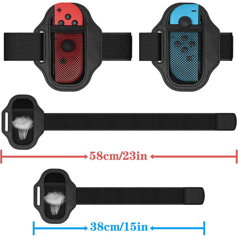 4 Pack] Switch Leg Strap For Nintendo Switch Sports, Switch Soccer Leg  Straps Compatible With Switch Sports/ring Fit Adventure, Two Size  Adjustbale