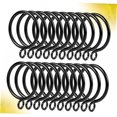 thumbnail image 3 of CRAFTHROU 24pcs Metal Curtain Hanging Clip Iron Circular Ring for Bathroom, 3 of 8