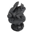 thumbnail image 4 of Ebros Gift Toad Gargoyle on Mushroom Figurine Collectible 5" Height Horned, 4 of 6