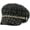 Ablack, variant on Women Newsboy Hats Plaid Tweed Baker Boy Fiddler Cap Beret Cap with Chain Cabbie Paperboy Sailor Hat