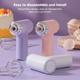 thumbnail image 3 of Electric Eggs Beater, Cordless Compact Handheld Whisk Mixer with 3 Levels for Cream Salad Dressing, 3 of 7
