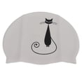 thumbnail image 3 of Swimming Head Cover, Silicone Effective Swim  Protective  For Water Sports For Adult Cat Printing, 3 of 8