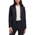 thumbnail image 1 of DKNY Womens Two-Button Denim Blazer Jacket, Blue, Small, 1 of 1