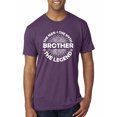 thumbnail image 1 of Wild Bobby, Brother Man Myth Legend Funny Dad, Father's Day, Men Premium Tri Blend Tee, Vintage Purple, Large, 1 of 4