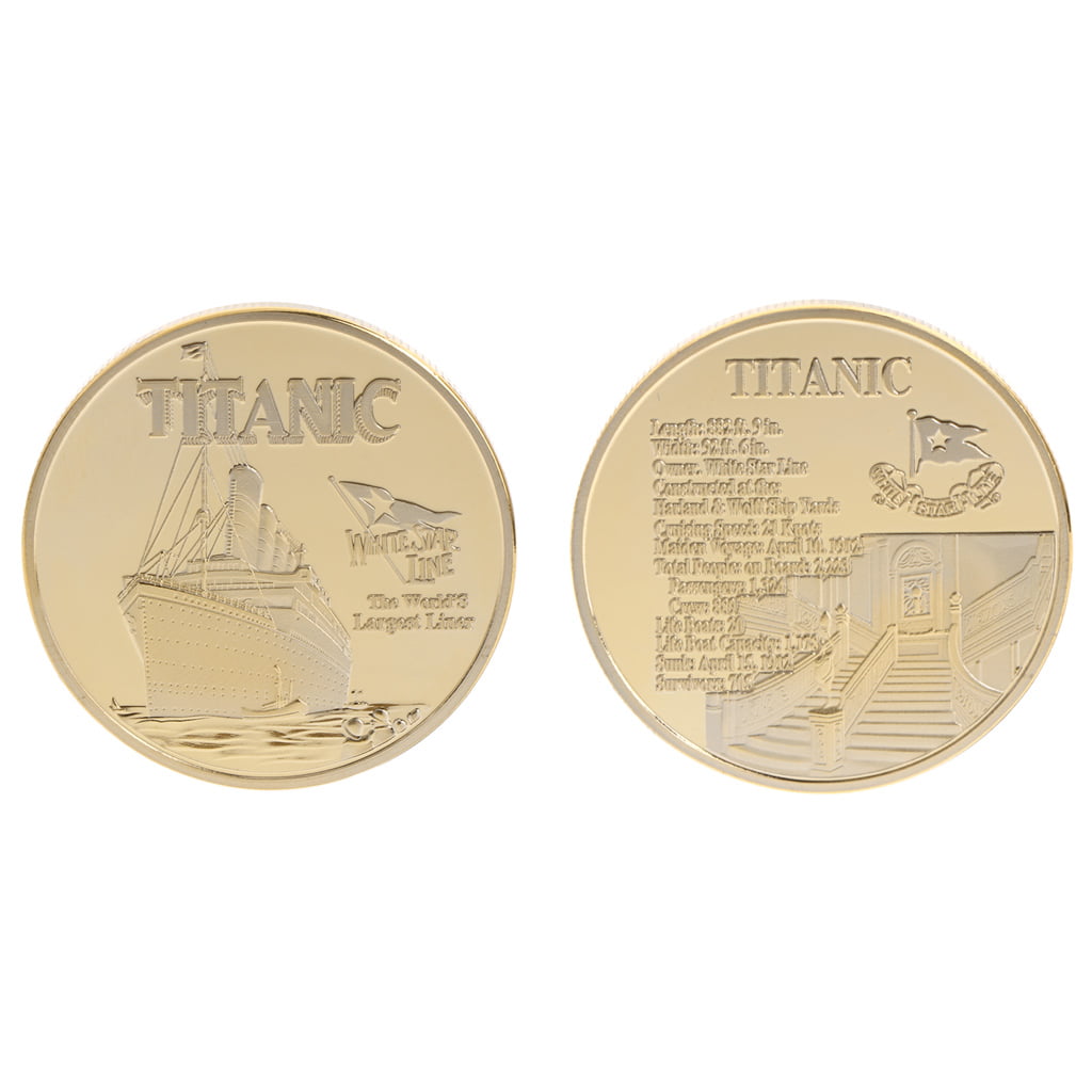 Titanic Ship  Collectible BTC Coin Collection Arts Gift Physical ES 
