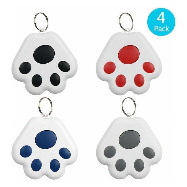 Estrella 4 piezas Rastreador GPS para perros Rastreador GPS para niños Buscador de llaves Lindo dispositivo de rastreo para mascotas Dispositivos de rastreo portátiles Dispositivo de rastreo GPS para