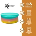 thumbnail image 5 of Silipint: Silicone 30oz Lidded Bowls: 2 Pack Aurora -Unbreakable, Flexible, Microwave-Oven-Dishwasher, Non-Slip, 5 of 7