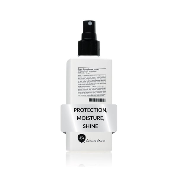 Number 4 Super Comb & Protect Acondicionador sin enjuague en spray Protector de calor para cabello 6.7 oz