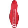 thumbnail image 2 of Podómetro para adultos y niños - Medición del tamaño del zapato Dispositivo de medición del pie para determinar el tamaño del zapato 18 a 47 (rojo), 2 of 2