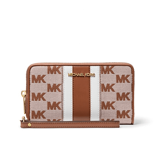 【Michael Kors】JET SET TRAVEL ツートーン ウォレット Michael Kors Women's Jet Set Travel Medium Bifold Two-Tone