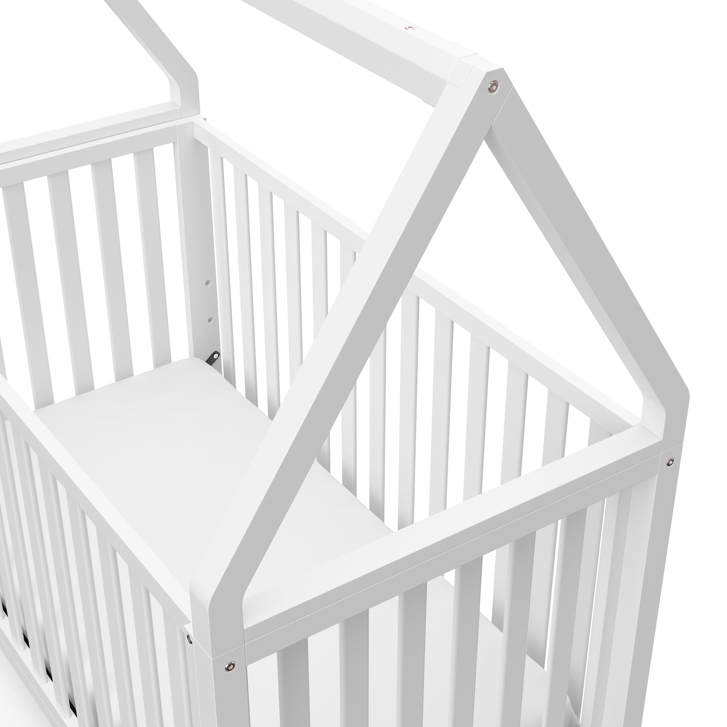 Storkcraft Orchard 5-in-1 Convertible Baby Crib, White