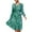 Green dresses for women 2023, variant on Wycnly Formal Dresses for Women Tie Waist Ruffle Swing A-line Vintage Midi Dress V-Neck Long Sleeve Leopard Print Summer Knee-Length Dresses Black M Clothes