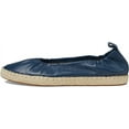 thumbnail image 4 of Cole Haan Cloudfeel Seaboard Blue Wing Teal Leather Espadrilles Ballet Loafers (Blue Wing Teal Leather, 7.5), 4 of 5