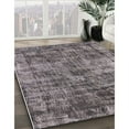 thumbnail image 3 of Ahgly Company Machine Washable Indoor Rectangle Industrial Modern Eggplant Purple Area Rugs, 8' x 10', 3 of 7