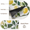 thumbnail image 5 of Pastoral Lemon Area Rugs 5x7 ft Yellow Fruit Leaves Harvest Watercolor Washable Rug Non Slip Indoor Carpet Absorbent Floor Mat for Living Room Bedroom Dining Room, 5 of 9