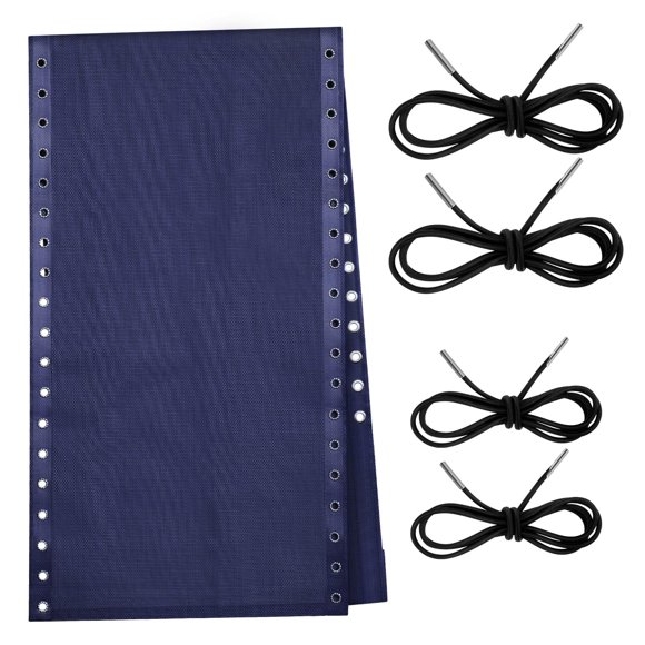 Tela de reemplazo para silla Queekay con 4 cuerdas elásticas en color azul