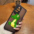 thumbnail image 3 of Funda mate para Redmi A1 K50 K40 GAMING K30 K20 10X 10C 10 9C 9T 9A 9 8 7 PRO 4G 5G Funda Coque Shell lindo cocodrilo de dibujos animados, 3 of 5