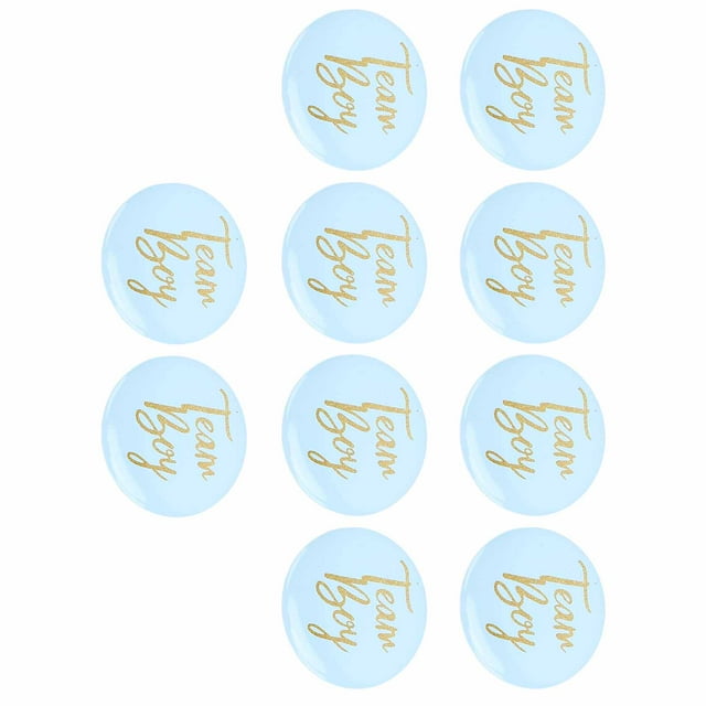 Botones De Revelación De Género Pins 10pcs Suministros De Fiesta De Baby Shower Decoración Con Fácil Diseño De Prensa Para Camisas Y Abrigos
