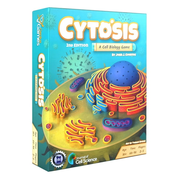 Cytosis: A Cell Biology Board Game | A Science Accurate Strategy Board Game About Building Proteins, Carbohydrates, Enzymes, Organelles, & Membranes | Fun Science Games