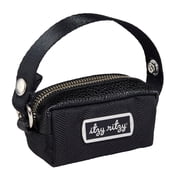 Itzy Ritzy Power Pod? Pacifier Case in Black Herringbone