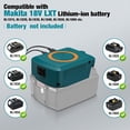 thumbnail image 2 of Carga Inalámbrica Inalámbrica para Teléfonos Celulares, Compatible con Batería de Litio Makita 18V, Adaptador USB Charger para Samsung para Android para iPhone, 2 of 8