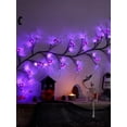 thumbnail image 4 of 6ft 54LED Halloween Willow Vine Twig Light IP44 Waterproof DIY LED Vine Lights with Timer 8 Modes Battery Operated Branches Lights for Home Fireplace Wall, 4 of 9