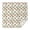 Christmas Character Wreath, variant on 70x70 Inch Square Tablecloth, Thick & Durable, Washable, Fits Square or Round Table, Party, Wedding, Buffet,Christmas Santa Holly Candy Cane White Pattern