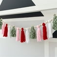 thumbnail image 6 of Holiday Cotton Woolen Tassels Banners with Beads for Christmas Tree and Mantel Decors Wall Bunting Garlands, 6 of 9