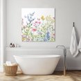 thumbnail image 3 of Spring Floral Wall Art Painting on Canvas, Colorful Watercolor Botanical Summer Canvas Art Home Prints Wall Art Framed Modern Artwork for Living Room Bedroom Wall Decor 8x8in, 3 of 9