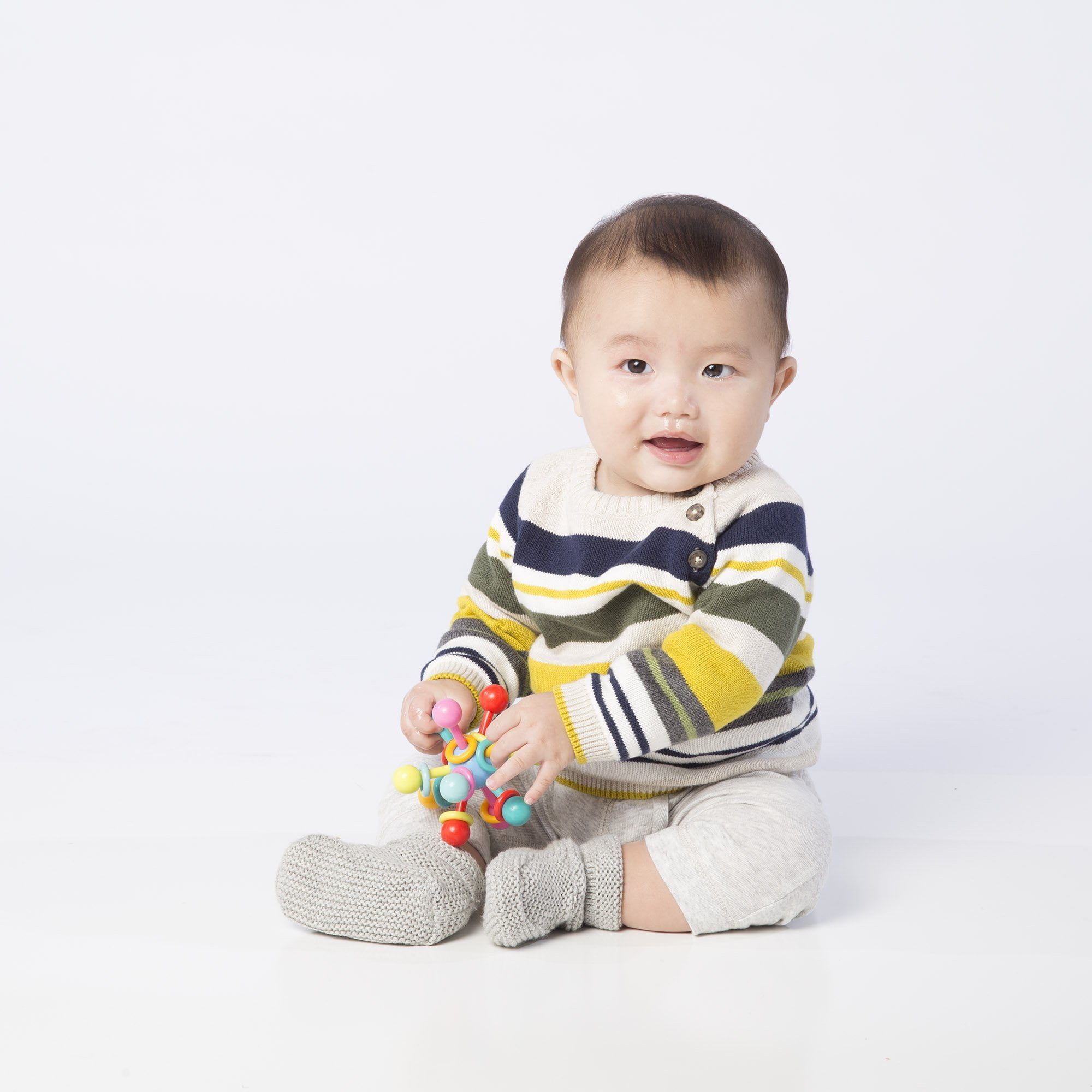 manhattan atom teether toy