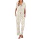 thumbnail image 1 of Sexy Pijama Conjunto para las Mujeres Impreso Bolsillo Pantalones de Manga Corta, Traje Suelto Casual para el Hogar Y el Salón, 1 of 1