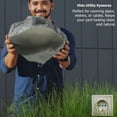 thumbnail image 4 of Gardenised Fake Garden Rock Cover Decorative Natural Texture Faux Stone  for Outdoor Landscaping Ideal for Hiding Irrigation Valves Water Pumps Pipes Electrical Boxes & Cables in Yard or Lawn, Brook, 4 of 8