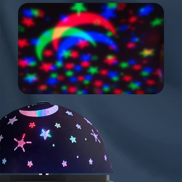 Lámpara Luz de noche LED giratoria Disco USB Fiesta de DJ Bola Colorida Club Escenario Decoraciones JShteea Para estrenar