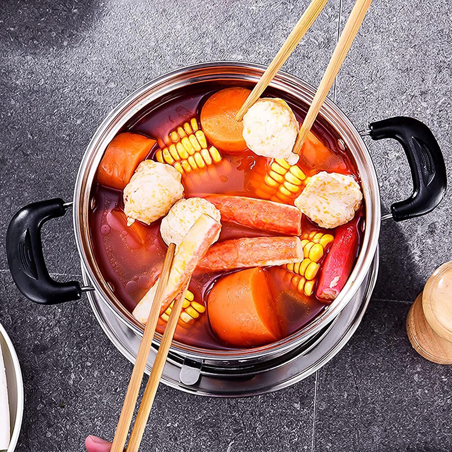 Alcohol Stove for Indoors, Portable Stainless Steel Alcohol Stove with Pot, No Electricity Stove for Indoors, Camping, Hiking - View