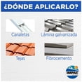 thumbnail image 4 of sellador de canaletas y goterones impac fix transparente 270ml, 4 of 6