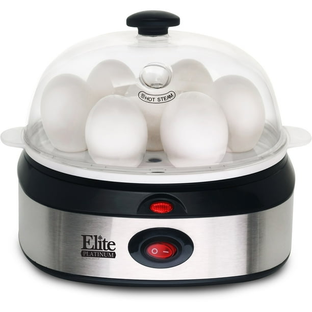 Elite Platinum EGC207 Automatic Egg Cooker, Stainless Steel Walmart