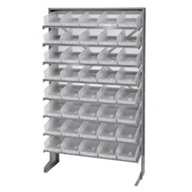 Quantum Storage QPRS-102CL Single Sided Pick Rack with 40 Storage Bins