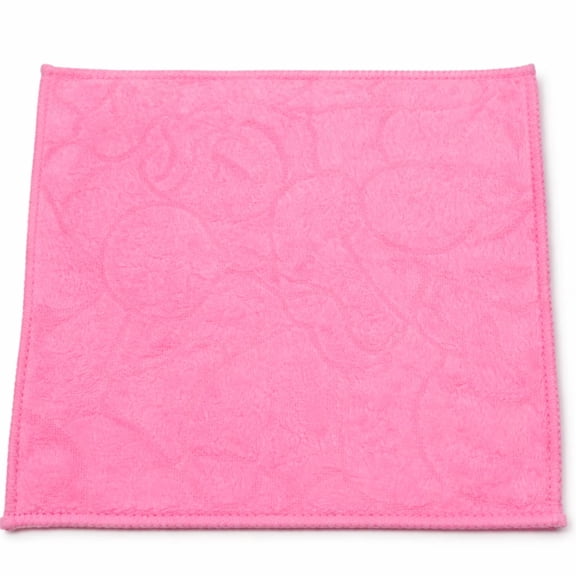 Premium Pink Microfiber Cleaning Cloth, Soft Lint-Free Reusable Polishing Towel for Glass, Car, Kitchen, Electronics, Screen, and Household Cleaning