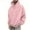Pink, variant on CQONEPT Mens Pullover Hooded Dressy Casual Hoodies Fleece Lined Sweatshirts Y2K Fashion Clothes with Pockets Pink XL