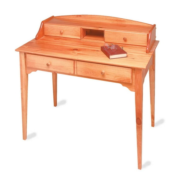 Renovators Supply Wood Desk Heirloom Solid Pine Mission Desk for Office