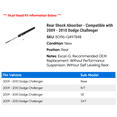 thumbnail image 2 of Rear Shock Absorber - Compatible with 2009 - 2010 Dodge Challenger, 2 of 2