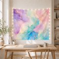 thumbnail image 5 of Marble Abstract Swirling Color Fields on Off-White, Serene Modern Abstract for Art Lovers, Luxury Wall Art, Housewarming Gift Tapestry Wall Hanging for Living Room and Bedroom, 5 of 7