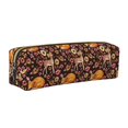 thumbnail image 1 of Disketp Woodland Creatures Floral Estuche de Lápices de Cuero con Cierre, Estuche Compacto para Papelería, Bolígrafos y Accesorios Pequeños, 1 of 7