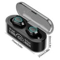 thumbnail image 3 of Wireless Earbuds 75hrs Bluetooth 5.3 Headphone Sport, 2025 Bluetooth Earbuds Stereo Deep Bass Over Ear Bud with Earhooks, Noise Cancelling Mic, IPX7 Waterproof Earphone, 3 of 9