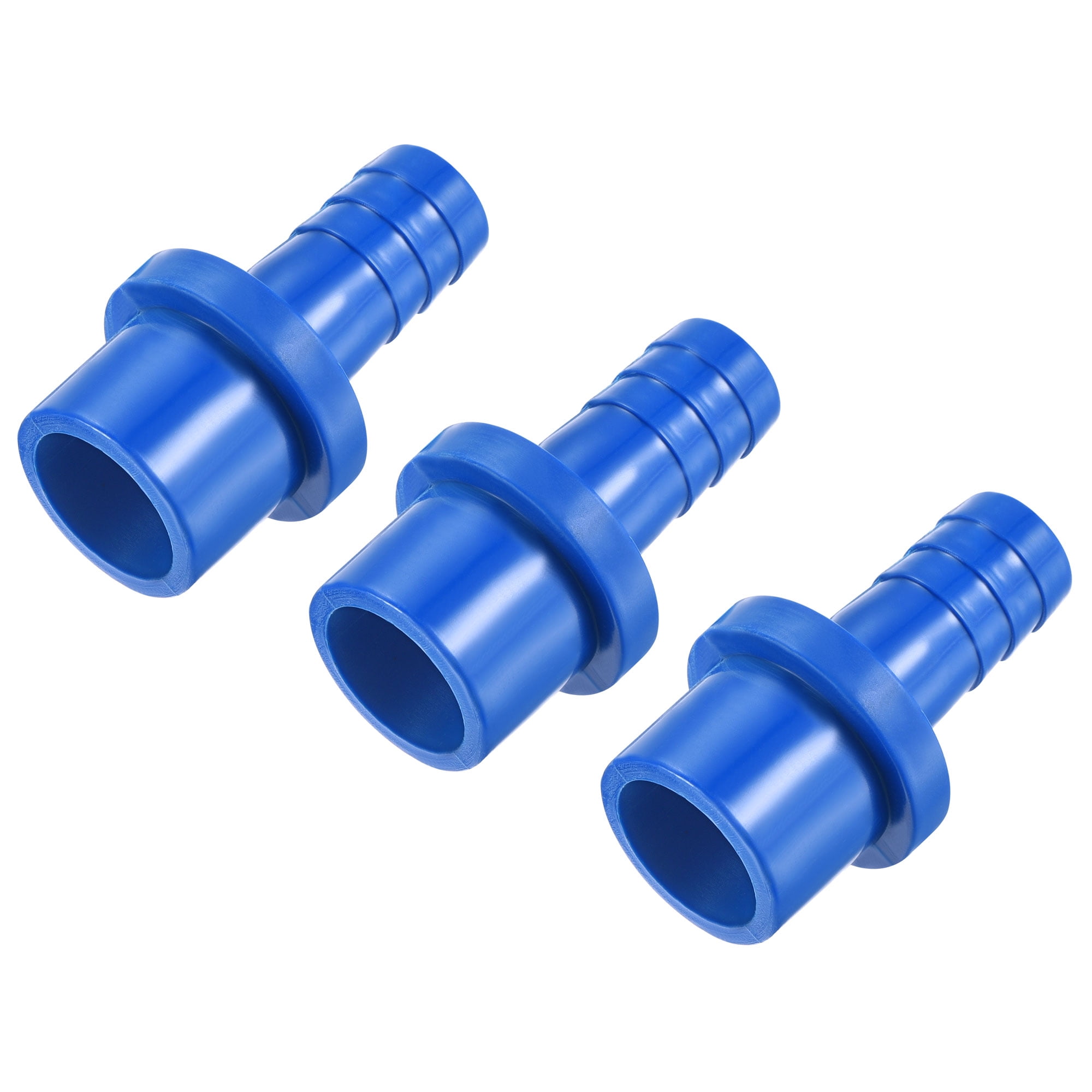 Uxcell 12mm Barbed x 20mm OD Spigot Straight PVC Pipe Fitting Quick ...