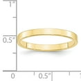 thumbnail image 7 of 10K Yellow Gold 2.5mm Light Weight Flat Band Ring Size 11, 7 of 7