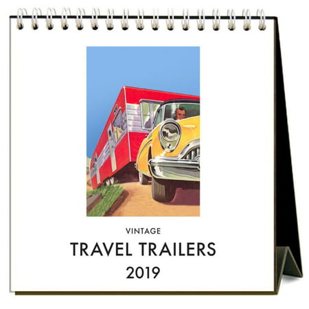 2019 Travel Trailers Easel Calendar, by Found Image (Best Hybrid Travel Trailer 2019)