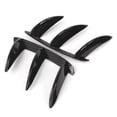 thumbnail image 3 of Rear Bumper Splitter, Simple Installation 2pcs Black Durable Rear Bumper Vent Canard Impact   for Car, 3 of 8